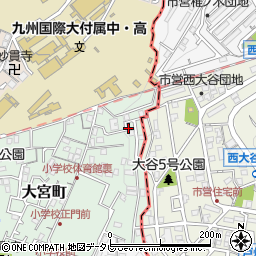 大宮町東公園周辺の地図