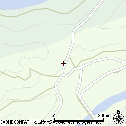 和歌山県田辺市龍神村柳瀬169周辺の地図