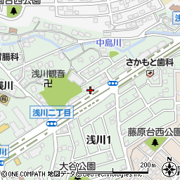 プレステージ浅川周辺の地図