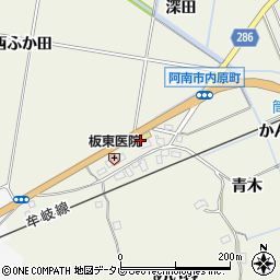 徳島県阿南市内原町筒崎15周辺の地図