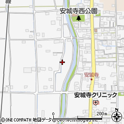 愛媛県松山市安城寺町周辺の地図