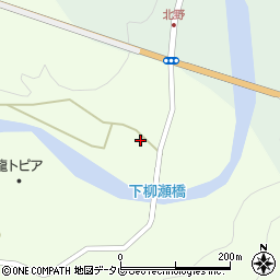 和歌山県田辺市龍神村柳瀬59周辺の地図