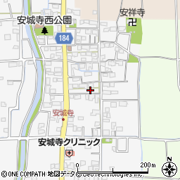 愛媛県松山市安城寺町1058周辺の地図