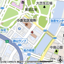 福岡県北九州市小倉北区大手町3周辺の地図