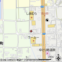 愛媛県松山市谷町104周辺の地図