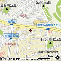 南風 本城店周辺の地図