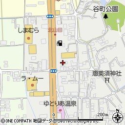 愛媛県松山市谷町152周辺の地図