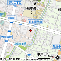 日本銀行　北九州支店周辺の地図