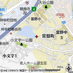 〒802-0035 福岡県北九州市小倉北区常盤町の地図