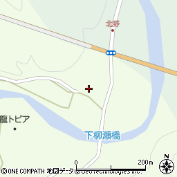 和歌山県田辺市龍神村柳瀬52周辺の地図