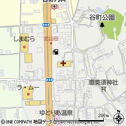 ゲオ松山　谷町店周辺の地図