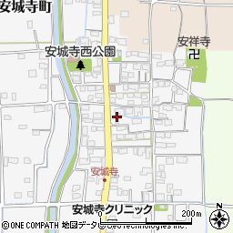 愛媛県松山市安城寺町1221周辺の地図
