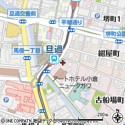 ファミリーマート小倉モノレール旦過店周辺の地図