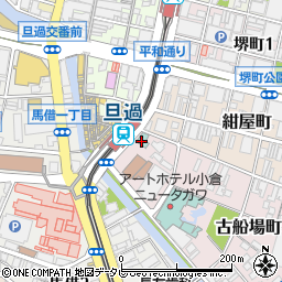 永坂更科布屋太兵衛 小倉井筒屋店周辺の地図