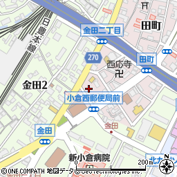 西小倉公園周辺の地図