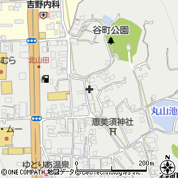愛媛県松山市谷町406周辺の地図