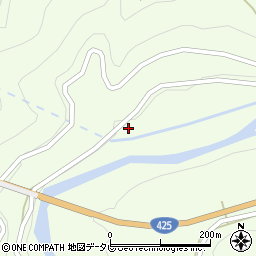 和歌山県田辺市龍神村柳瀬786周辺の地図