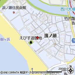 和歌山県日高郡美浜町濱ノ瀬周辺の地図