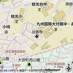 妙貫寺周辺の地図