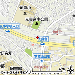 マユキ本城店周辺の地図