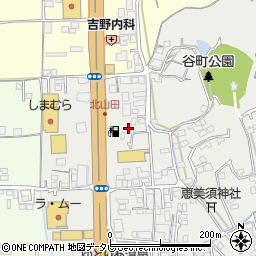 愛媛県松山市谷町146-14周辺の地図