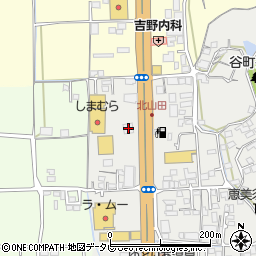 ワークマン松山谷町店周辺の地図
