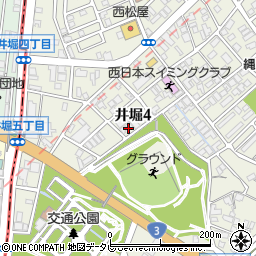 福恵荘周辺の地図