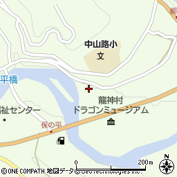 和歌山県田辺市龍神村柳瀬876周辺の地図