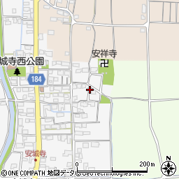 愛媛県松山市安城寺町1254周辺の地図