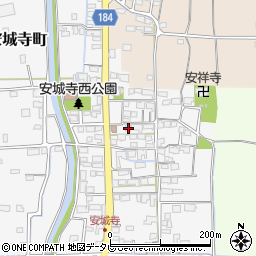 愛媛県松山市安城寺町1228周辺の地図