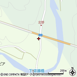 和歌山県田辺市龍神村柳瀬7周辺の地図