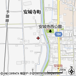 愛媛県松山市安城寺町1358周辺の地図