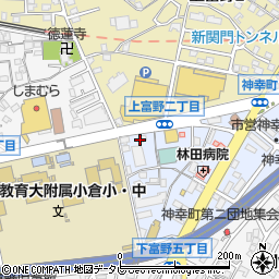 リンガーハット小倉富野店周辺の地図