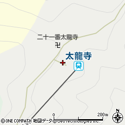 徳島県阿南市加茂町竜山周辺の地図