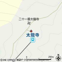 徳島県阿南市加茂町（竜山）周辺の地図