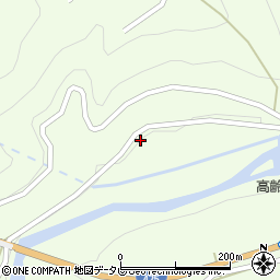 和歌山県田辺市龍神村柳瀬799周辺の地図