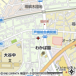 竹山アパート周辺の地図