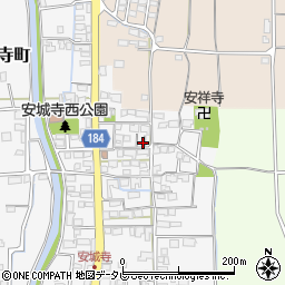 愛媛県松山市安城寺町1281周辺の地図