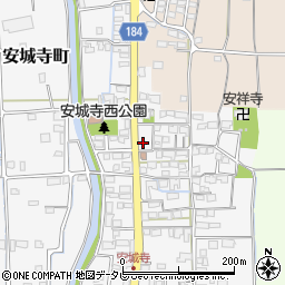 愛媛県松山市安城寺町1289周辺の地図