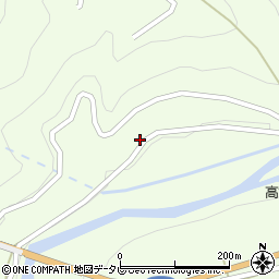 和歌山県田辺市龍神村柳瀬797周辺の地図