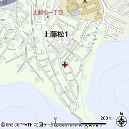 上藤松南公園周辺の地図