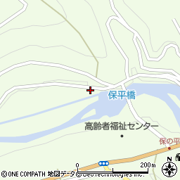 和歌山県田辺市龍神村柳瀬868周辺の地図