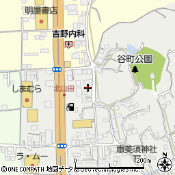 愛媛県松山市谷町134周辺の地図