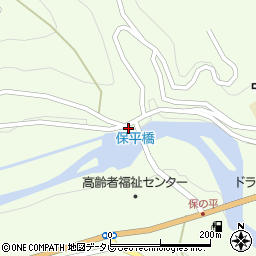 和歌山県田辺市龍神村柳瀬870周辺の地図