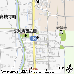 愛媛県松山市安城寺町1291周辺の地図