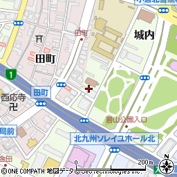 福岡県北九州市小倉北区城内7周辺の地図