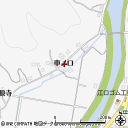 徳島県阿南市桑野町車ノ口周辺の地図