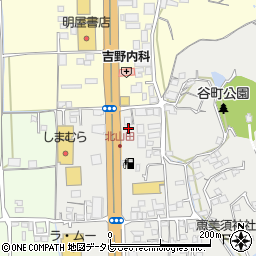 愛媛県松山市谷町138周辺の地図