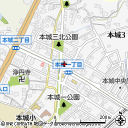 折尾中央団地郵便局 ＡＴＭ周辺の地図