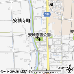 愛媛県松山市安城寺町1332周辺の地図